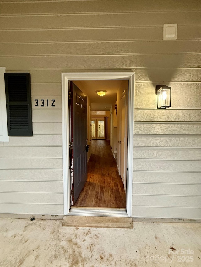 view of property entrance