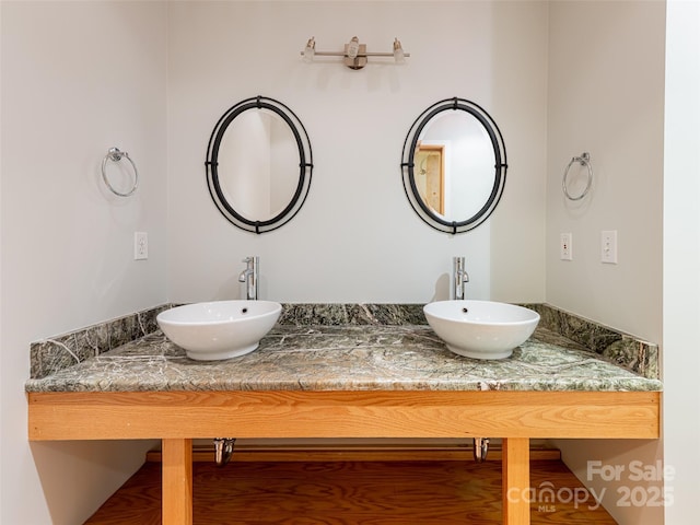 32 Broadway St Unit 230, Asheville, NC 28801 - full bathroom featuring double vanity and a sink