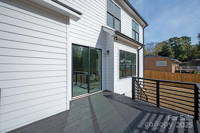 9000 Boyd Dr, Matthews, NC 28105 - view of deck