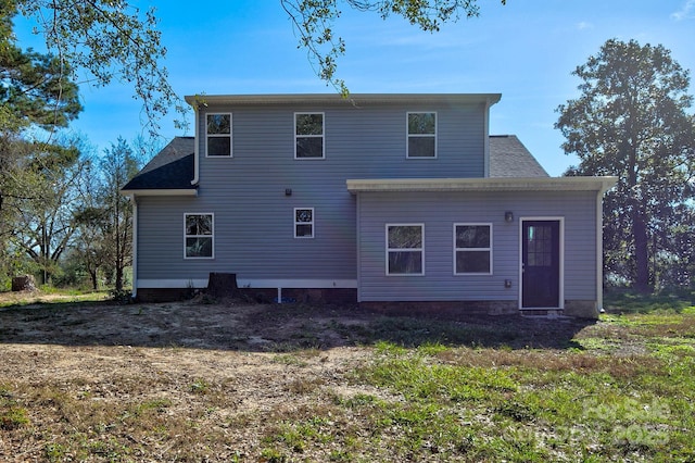 view of back of property