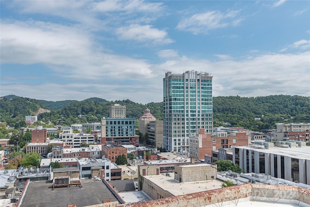 city view featuring a mountain view