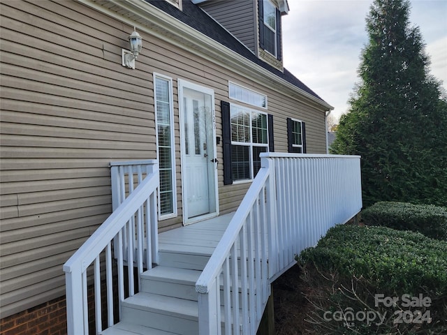 129 Burning Ln, Stony Point, NC 28678 - view of wooden deck
