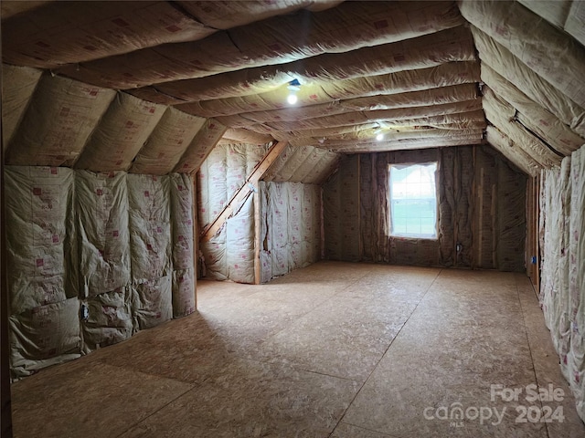 129 Burning Ln, Stony Point, NC 28678 - view of unfinished attic