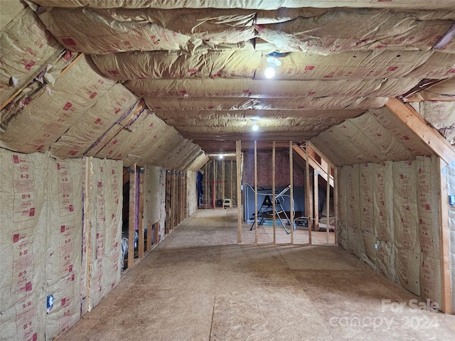 129 Burning Ln, Stony Point, NC 28678 - view of unfinished attic