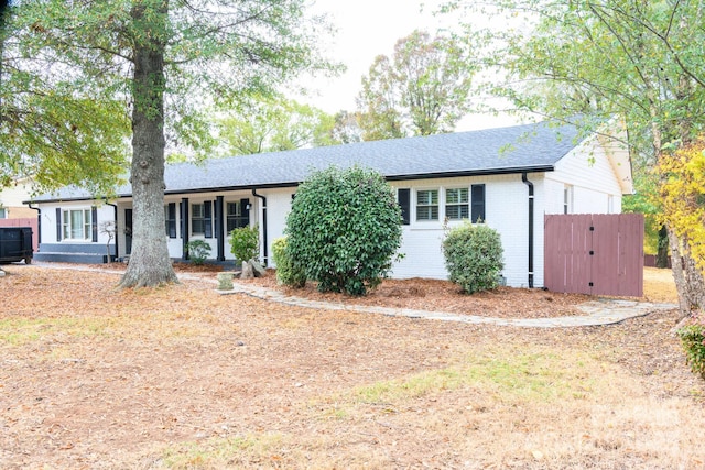 view of ranch-style house