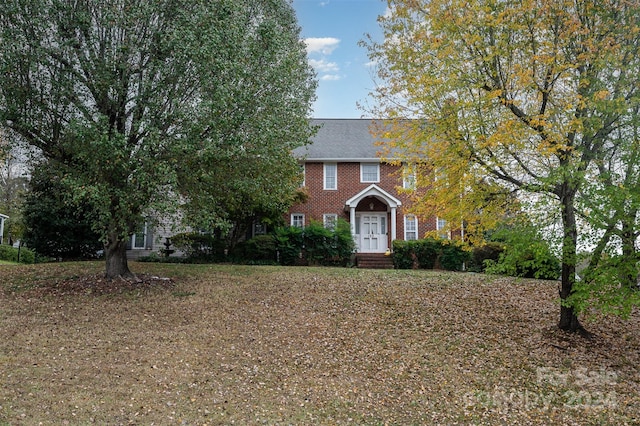 view of colonial home