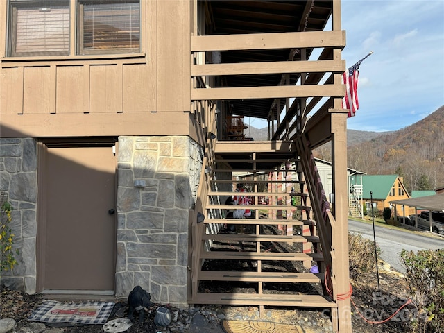 12 Boulder Ln, Maggie Valley, NC 28751 - doorway to property with a mountain view
