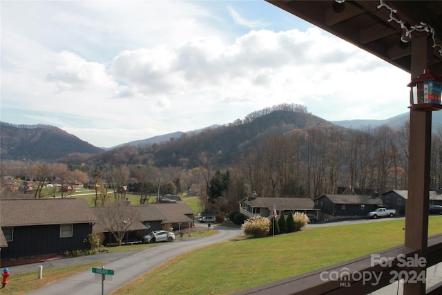 12 Boulder Ln, Maggie Valley, NC 28751 - view of mountain background with nearby suburban area