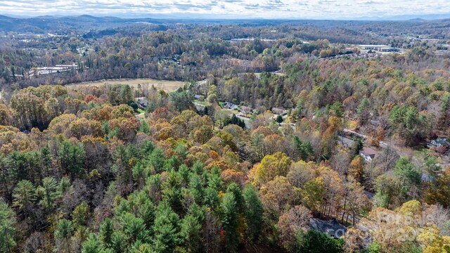 bird's eye view with a mountain view