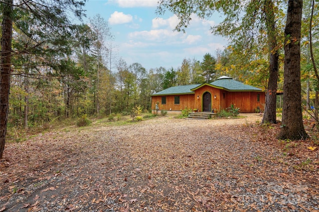 view of ranch-style home