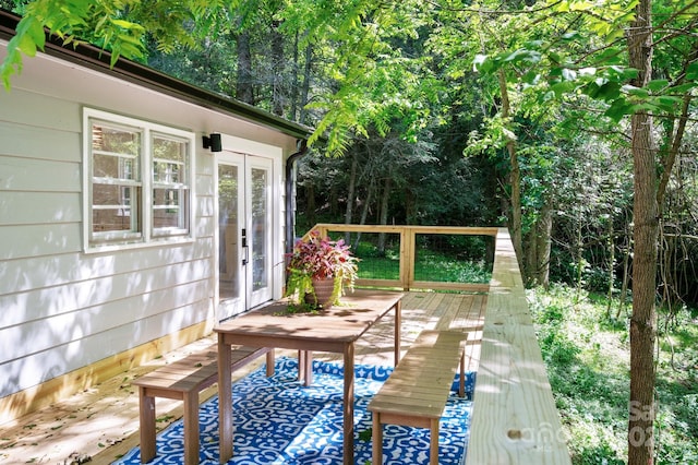 15 Yvonne Ln, Asheville, NC 28803 - view of wooden deck