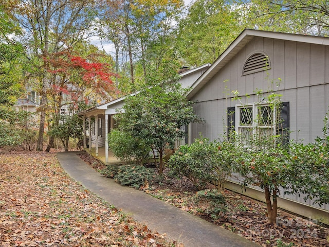 view of property exterior