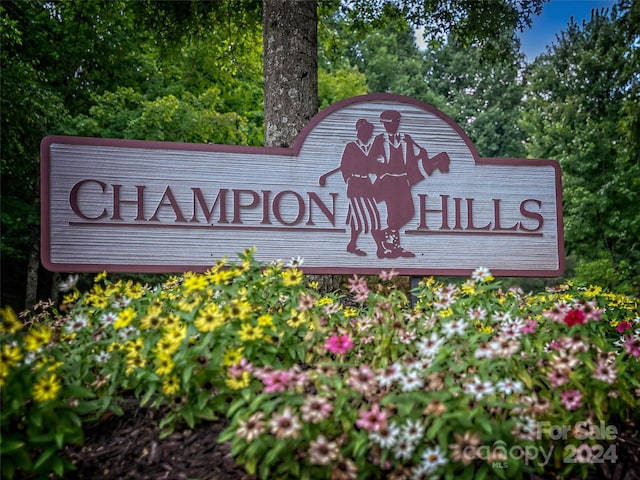 view of community / neighborhood sign