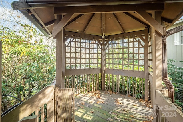 33 Summit Ln, Newland, NC 28657 - deck with a gazebo