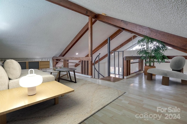 33 Summit Ln, Newland, NC 28657 - living room with a textured ceiling and wood finished floors