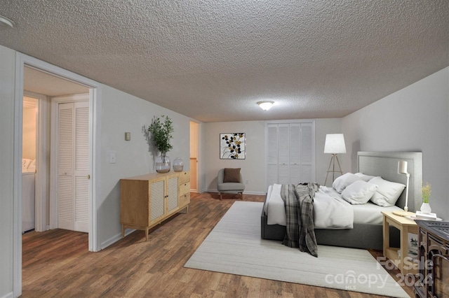 33 Summit Ln, Newland, NC 28657 - bedroom featuring wood finished floors, a textured ceiling, and baseboards
