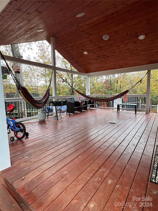 view of deck