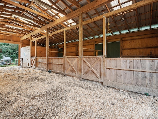 view of stable