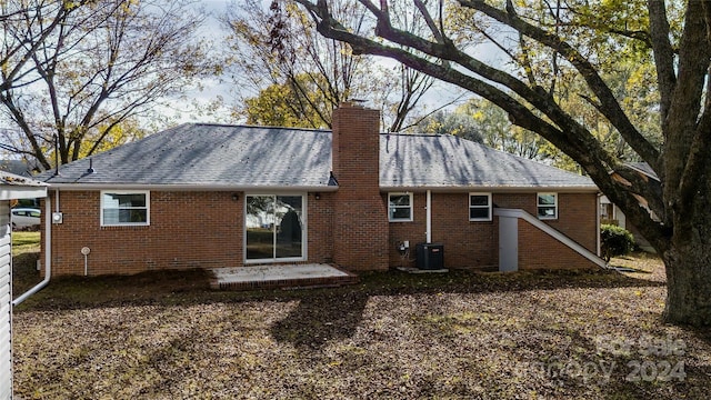 rear view of house with a patio area