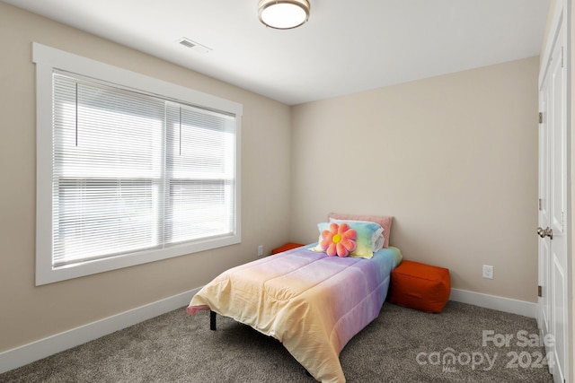 bedroom featuring carpet floors