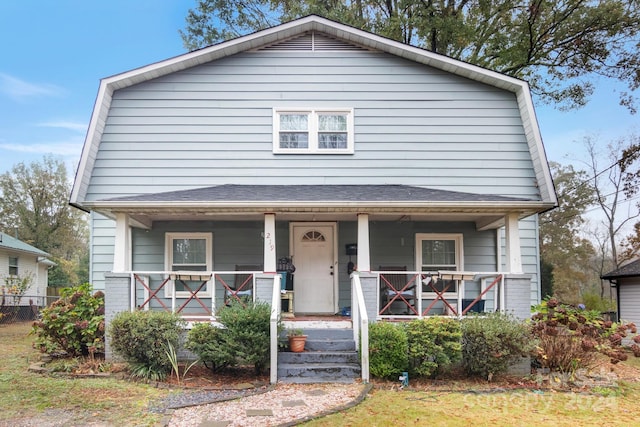 bungalow with a porch