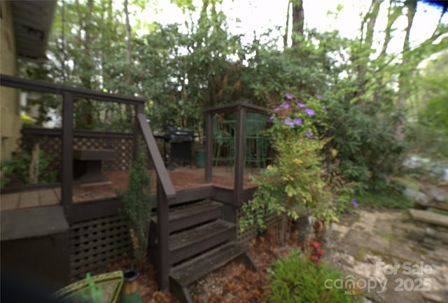 view of deck