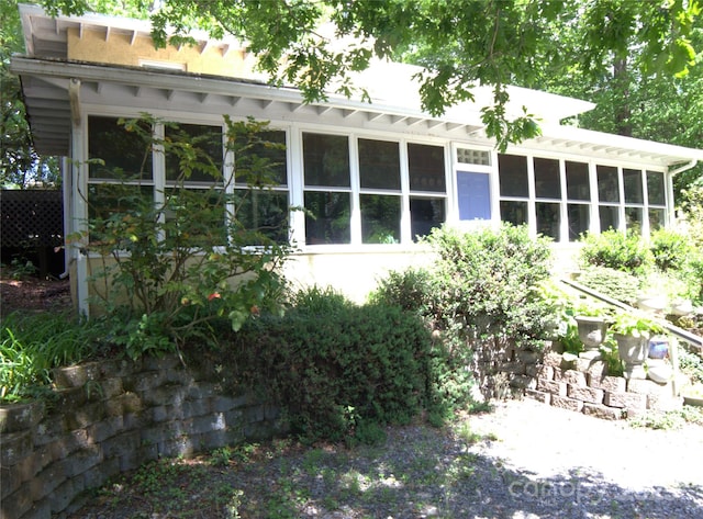 26 Kitazuma Rd, Black Mountain, NC 28711 - view of side of home with a sunroom