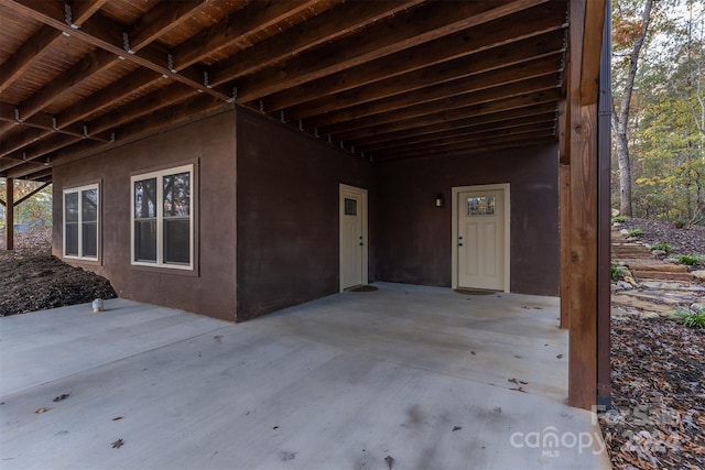 exterior space with a patio area