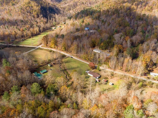 1922 Zacks Fork Rd, Lenoir, NC 28645 - aerial view of sparsely populated area with a heavily wooded area