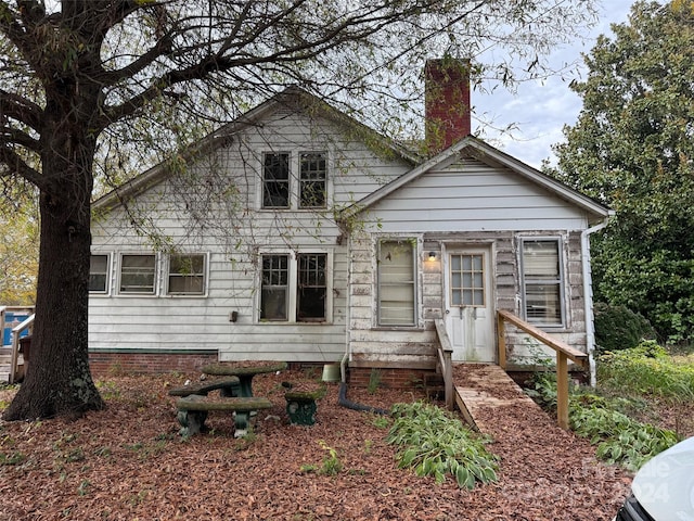 view of front of home