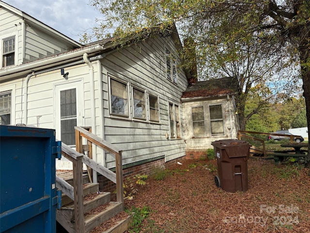 view of home's exterior