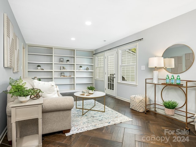 8002 Regent Park Ln, Charlotte, NC 28210 - living room featuring recessed lighting and baseboards