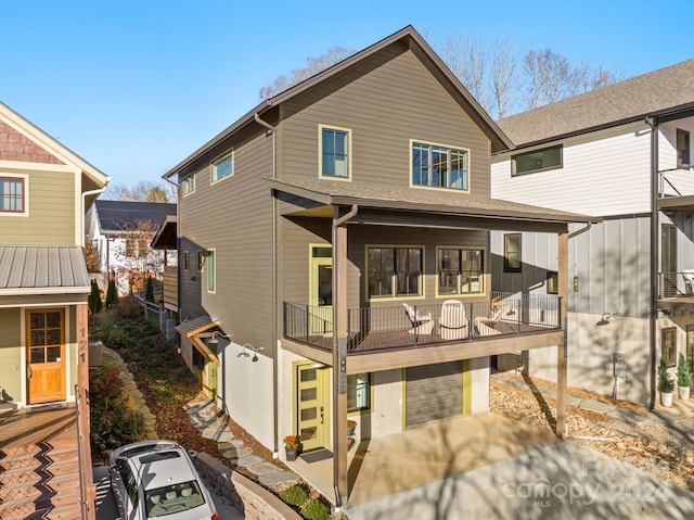 view of rear view of house