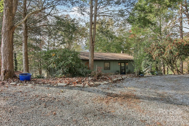 view of front of home