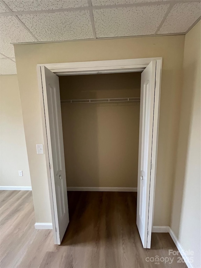 view of closet