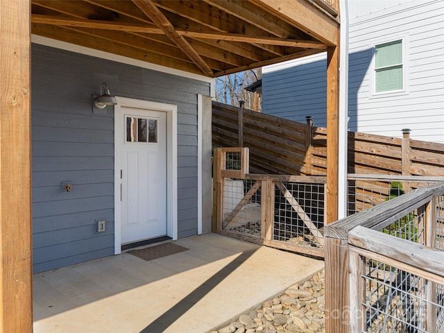 view of entrance to property