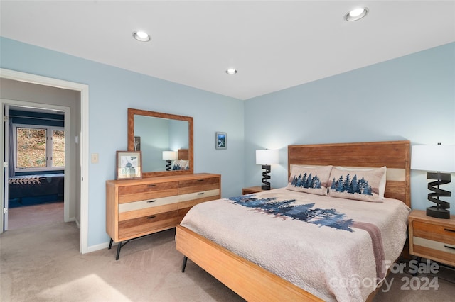 bedroom featuring carpet floors