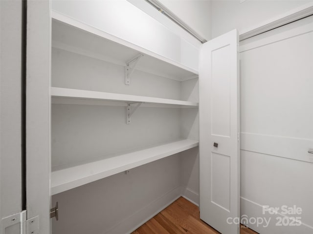 view of closet