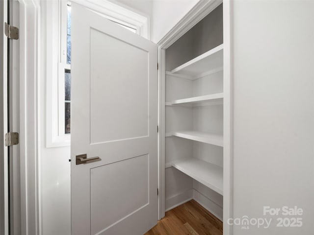 view of closet