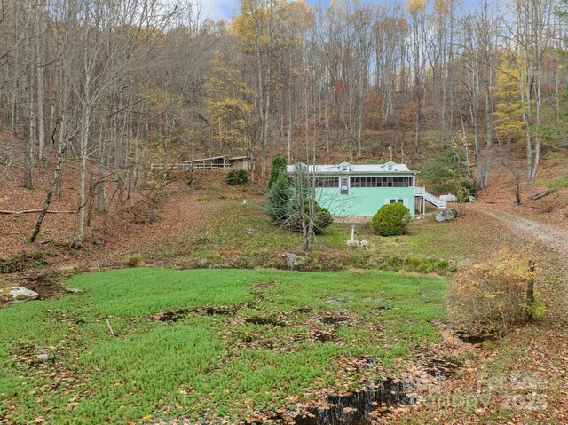 61 Doe Loop, Hot Springs, NC 28743 - view of yard with a wooded view