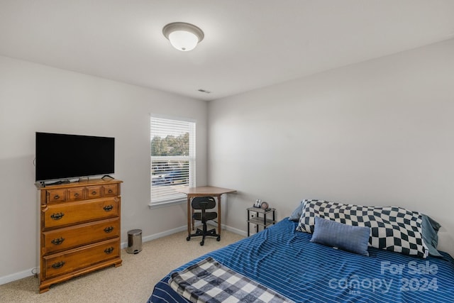 bedroom with carpet flooring