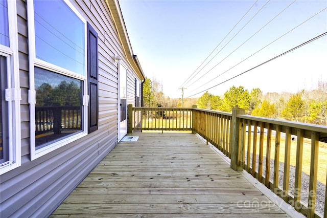 view of deck