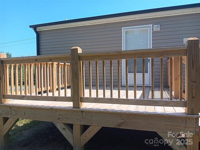 1245 Cleveland Ave, Grover, NC 28073 - view of deck