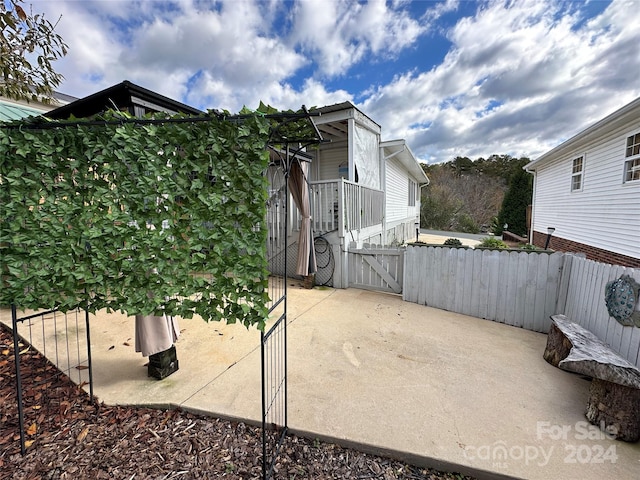 view of home's exterior featuring a patio