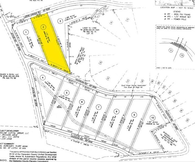LOT2 Hudson Rd, Summerton, SC 29148