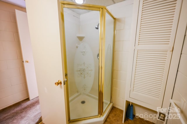 183 Creekside Dr, Forest City, NC 28043 - bathroom featuring a stall shower