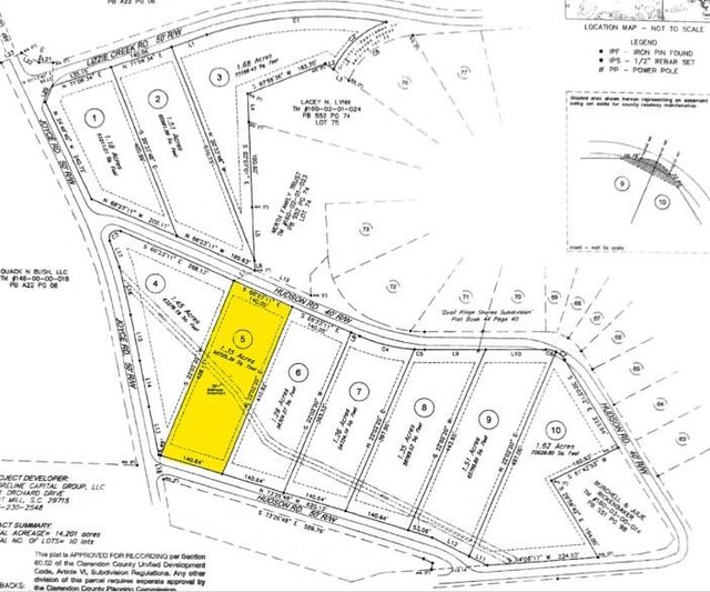 LOT5 Hudson Rd, Summerton, SC 29148