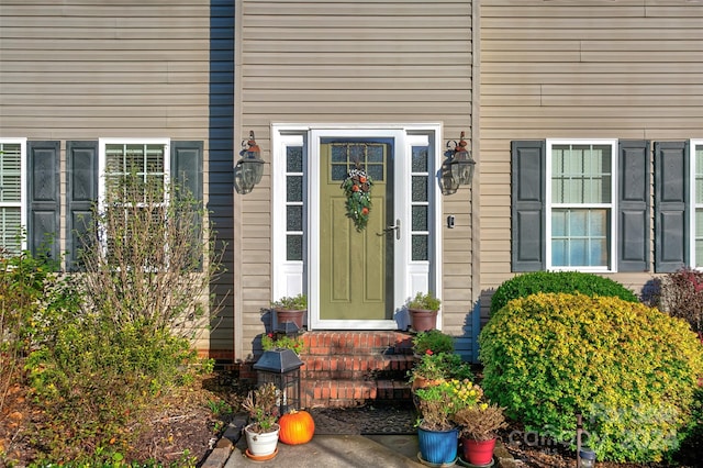 view of property entrance