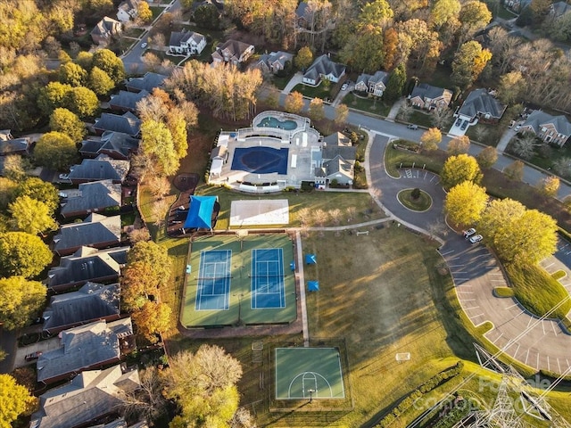 8225 Ballymore Ct, Huntersville, NC 28078 - aerial view of property and surrounding area featuring nearby suburban area