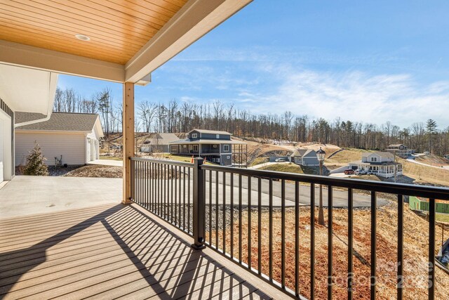 297 Bethany Dr, Mars Hill, NC 28754 - balcony with a residential view